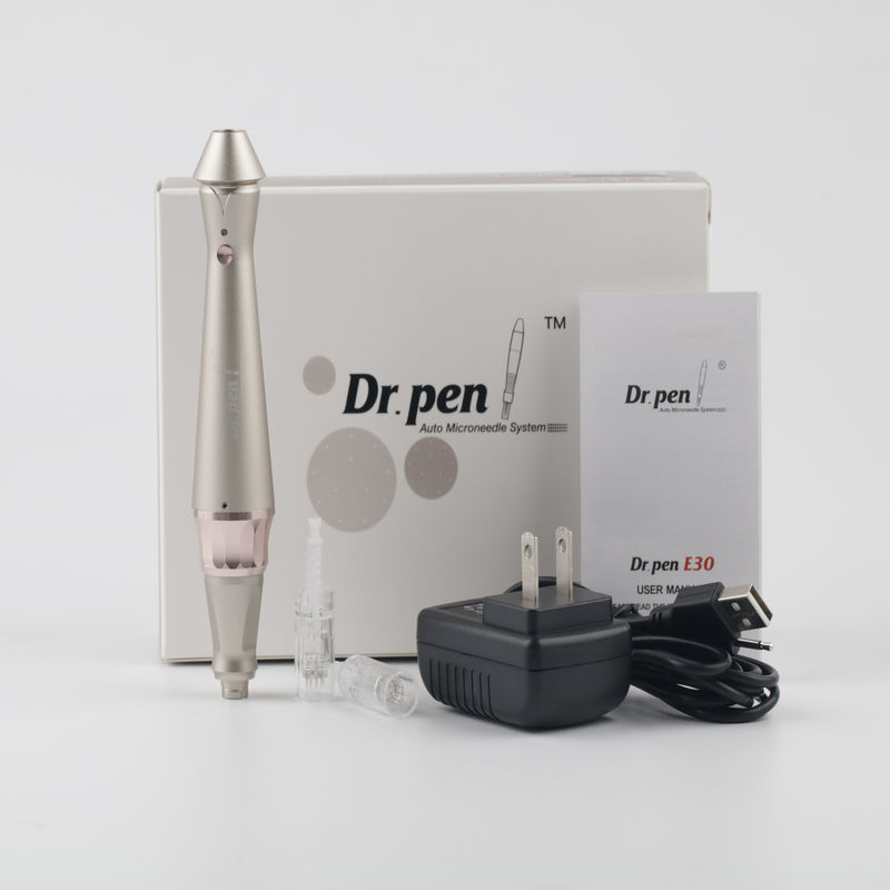 Dr Pen E30 エレクトリック デルマ 皮膚ケア 美容装置 ピンクシルバー