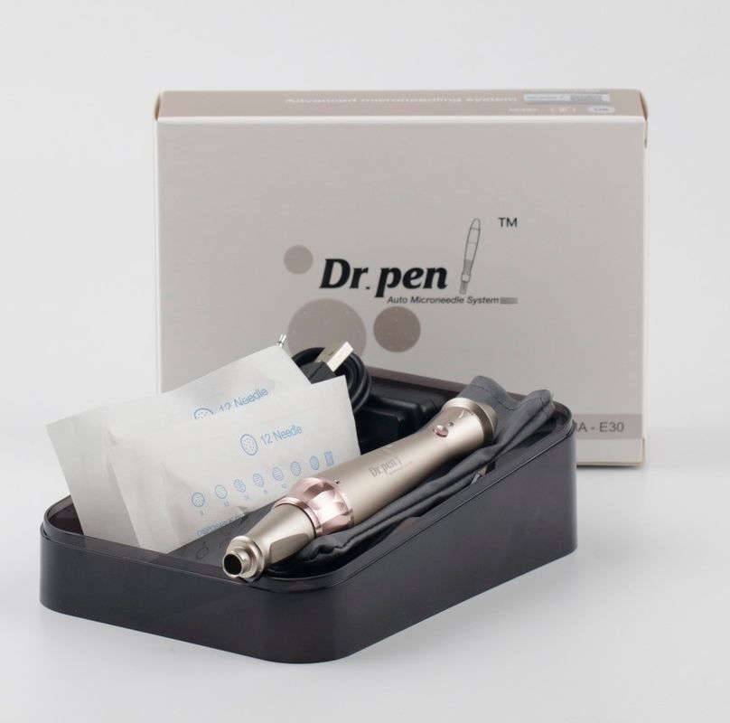 Dr Pen E30 エレクトリック デルマ 皮膚ケア 美容装置 ピンクシルバー