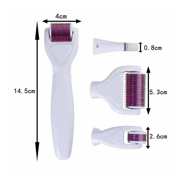 完璧な肌のために5 in 1 DRS Derma Roller 300/720/1200 針の力を体験してください